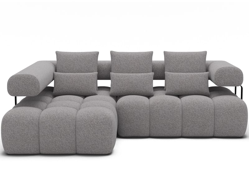 Levvi 3-sits Bubblig Bäddsoffa med Divan Vänster - Paolli 04 - Möbler - Soffa - Bäddsoffa