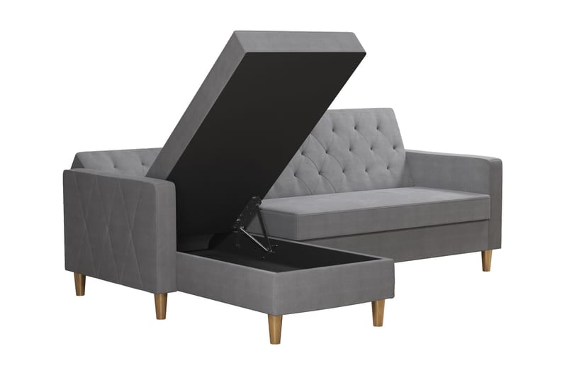 Liberty Divanbäddsoffa Grå - CosmoLiving - Möbler - Soffa - Bäddsoffa - Bäddsoffa divan