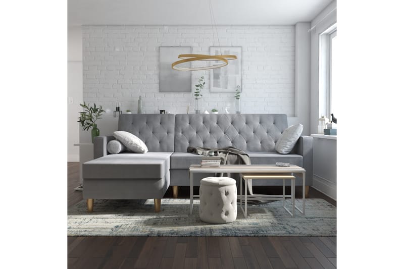 Liberty Divanbäddsoffa Grå - CosmoLiving - Möbler - Soffa - Bäddsoffa - Bäddsoffa divan