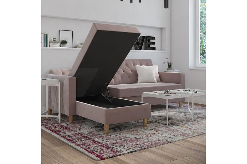 Liberty Divanbäddsoffa Rosa - CosmoLiving - Bäddsoffa - Bäddsoffa divan