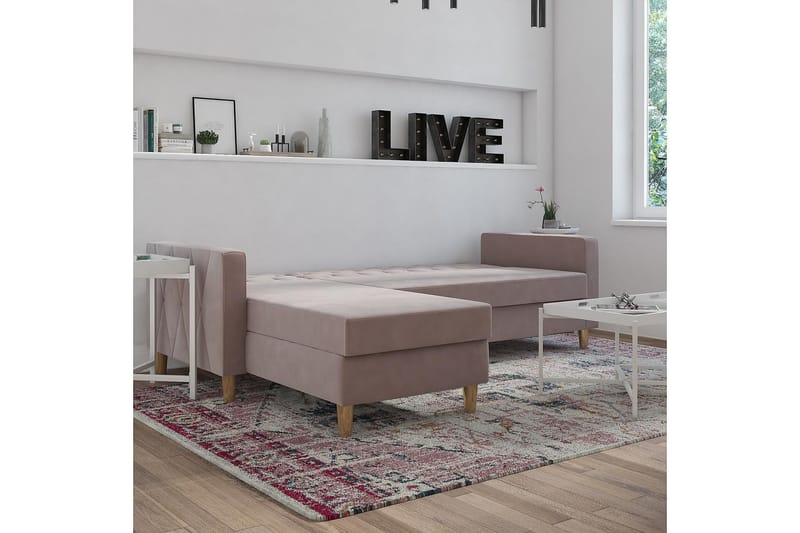 Liberty Divanbäddsoffa Rosa - CosmoLiving - Bäddsoffa - Bäddsoffa divan