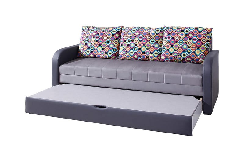 Lido Bäddsoffa 208x75x86 cm - Grå - Möbler - Soffa - Bäddsoffa