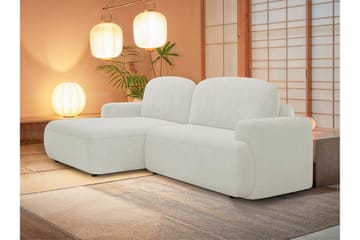 Lifeina Bäddsoffa m. Divan 2-sits - Beige/Vit - Möbler - Soffa - Bäddsoffa