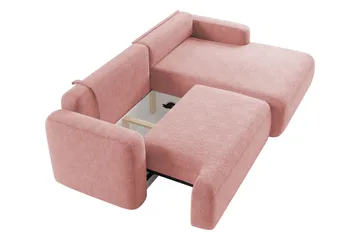Lifeina Bäddsoffa m. Divan 2-sits - Beige/Vit - Möbler - Soffa - Bäddsoffa