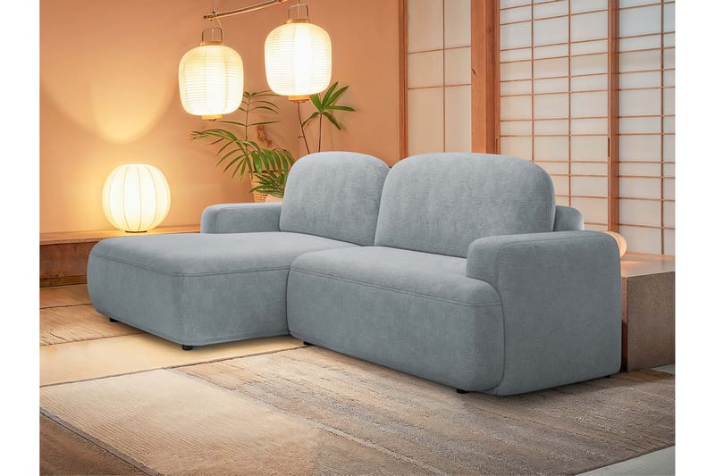 Lifeina Bäddsoffa m. Divan 2-sits - Grå - Möbler - Soffa - Bäddsoffa