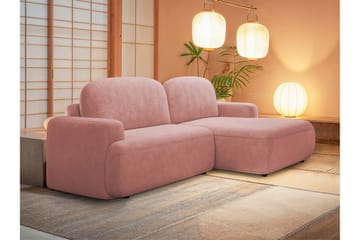 Lifeina Bäddsoffa m. Divan 2-sits - Rosa - Möbler - Soffa - Bäddsoffa
