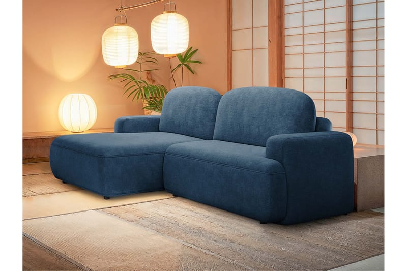Lifeina Bäddsoffa m. Divan 2-sits - Vit/Rosa - Möbler - Soffa - Bäddsoffa