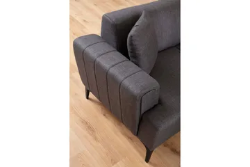 Lilesville 3-sits Bäddsoffa - Mörkgrå - Möbler - Soffa - Bäddsoffa