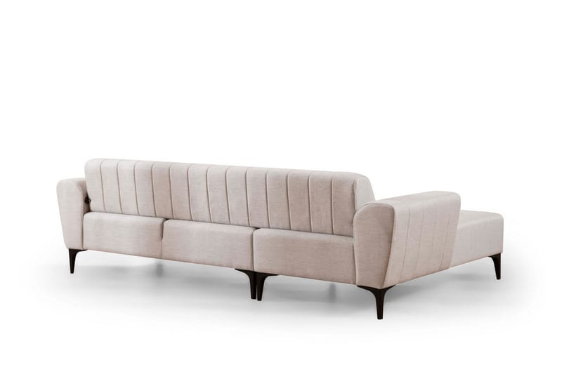 Lilesville Bäddsoffa med divan - Beige - Möbler - Soffa - Bäddsoffa