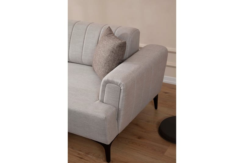 Lilesville Bäddsoffa med divan - Beige - Möbler - Soffa - Bäddsoffa