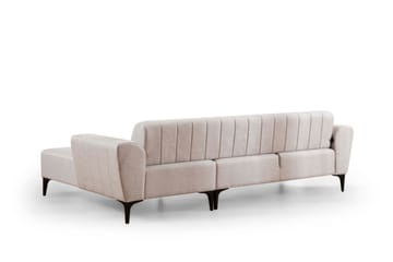Lilesville Bäddsoffa med divan - Beige - Möbler - Soffa - Bäddsoffa