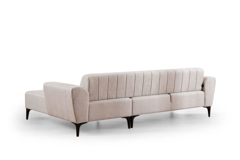 Lilesville Bäddsoffa med divan - Beige - Möbler - Soffa - Bäddsoffa