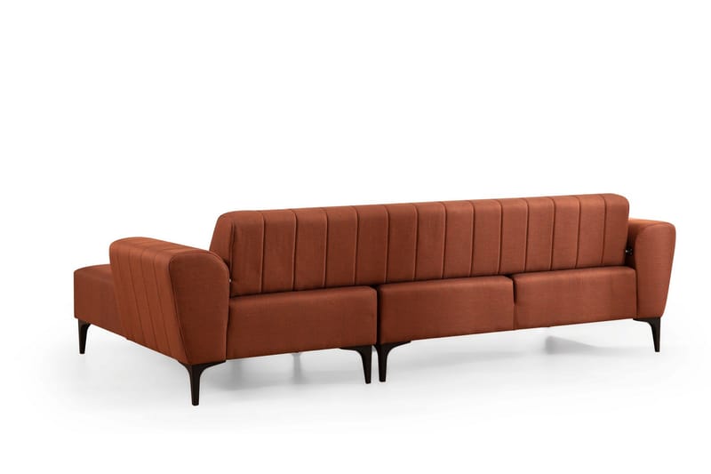 Lilesville Bäddsoffa med divan - Röd - Möbler - Soffa - Bäddsoffa