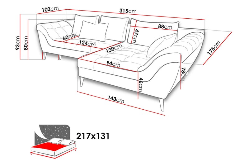 Lionel Divanbäddsoffa - Grön - Bäddsoffa - Bäddsoffa divan - Sammetssoffa