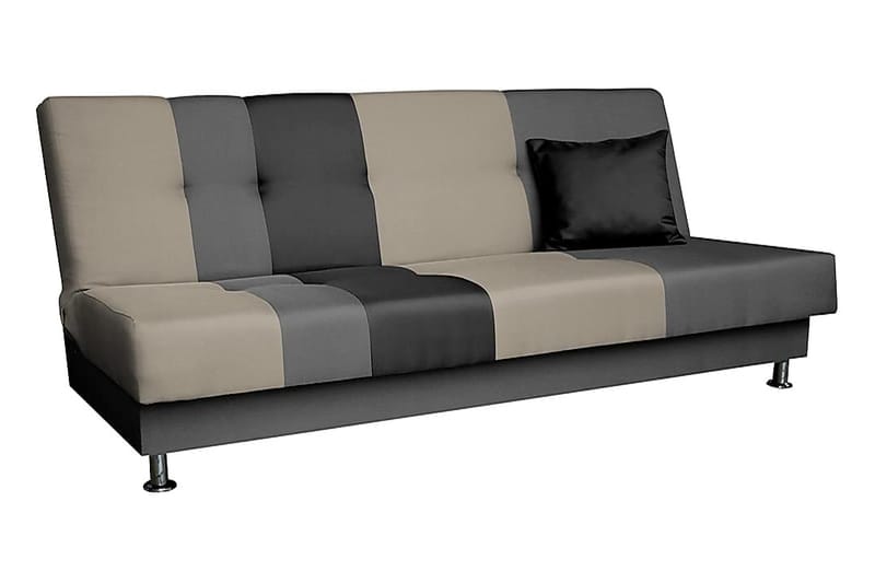 Lisa Bäddsoffa 195x85x90 cm - Beige/Grå - Bäddsoffa - Bäddsoffa 3 sits