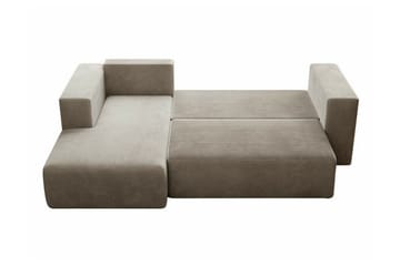 Listowel 3-sits Hörnbäddsoffa beige - Möbler - Soffa - Bäddsoffa