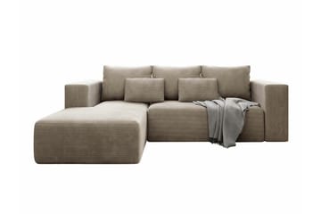 Listowel 3-sits Hörnbäddsoffa beige - Möbler - Soffa - Bäddsoffa