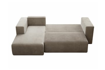 Listowel 3-sits Hörnbäddsoffa Beige/Light beige - Möbler - Soffa - Bäddsoffa
