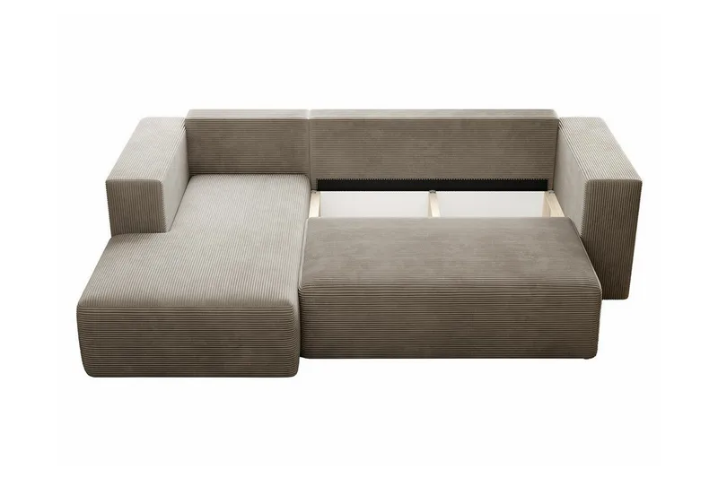 Listowel 3-sits Hörnbäddsoffa Beige/Light beige - Möbler - Soffa - Bäddsoffa