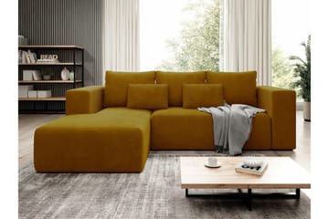Listowel 3-sits Hörnbäddsoffa Dark yellow - Möbler - Soffa - Bäddsoffa