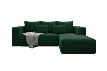 Listowel 3-sits Hörnbäddsoffa Green - Möbler - Soffa - Bäddsoffa
