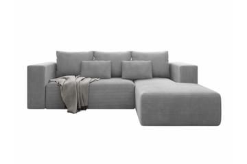 Listowel 3-sits Hörnbäddsoffa Light grey/Dark grey - Möbler - Soffa - Bäddsoffa