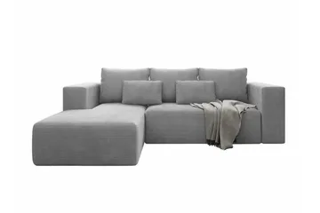 Listowel 3-sits Hörnbäddsoffa Light grey/Dark grey - Möbler - Soffa - Bäddsoffa
