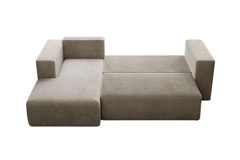 Listowel 3-sits Hörnbäddsoffa NO_BRAND Beige/Light beige - Möbler - Soffa - Bäddsoffa