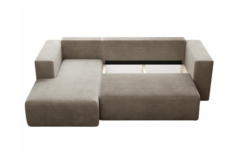 Listowel 3-sits Hörnbäddsoffa NO_BRAND Dark green - Möbler - Soffa - Bäddsoffa