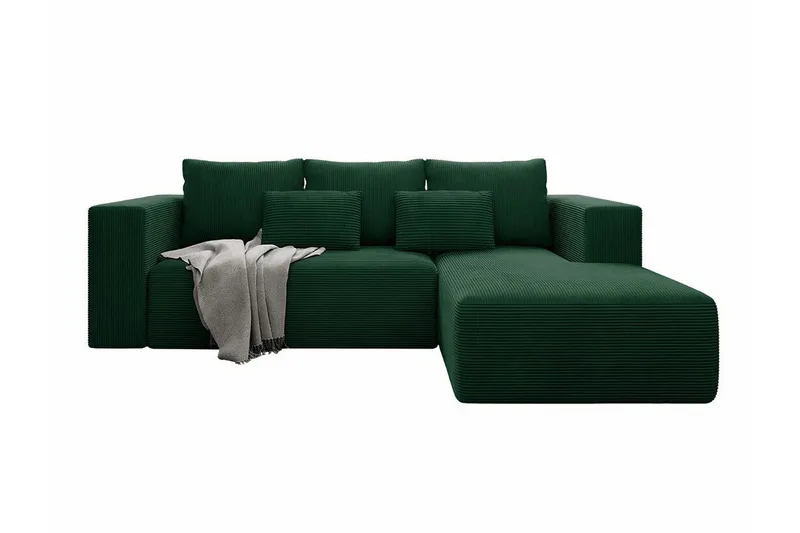 Listowel 3-sits Hörnbäddsoffa NO_BRAND Green, undefined