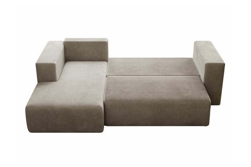 Listowel 3-sits Hörnbäddsoffa NO_BRAND Pink - Möbler - Soffa - Bäddsoffa