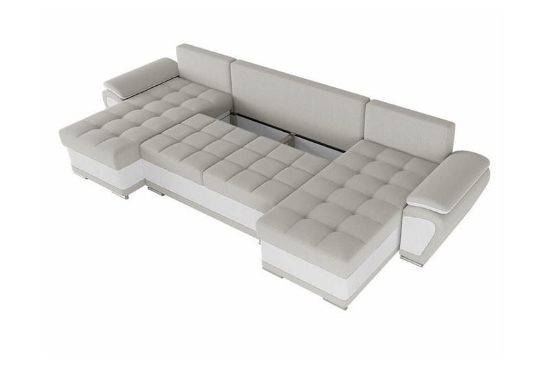 Listowel 4-sits Hörnbäddsoffa NO_BRAND Dark grey/Light grey - Möbler - Soffa - Bäddsoffa