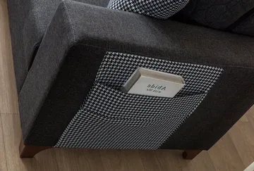 Loftia Hörnsoffa-bäddsoffa 230x90x150 cm - Antracit - Möbler - Soffa - Bäddsoffa