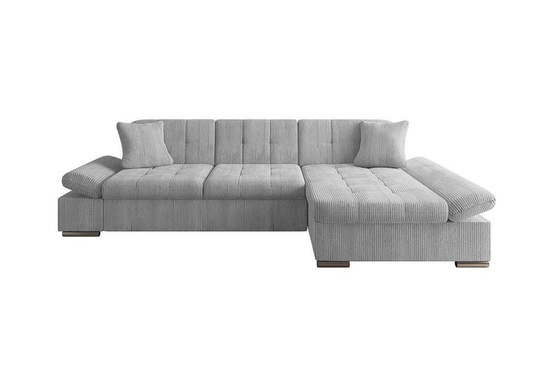 Lomux 3-sits Hörnbäddsoffa Light grey/Dark grey - Möbler - Soffa - Bäddsoffa