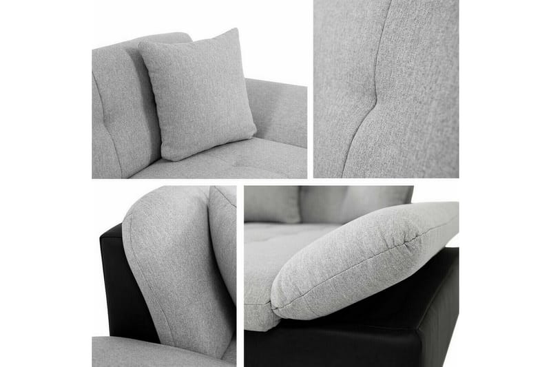 Lomux 3-sits Hörnbäddsoffa NO_BRAND Dark blue - Möbler - Soffa - Bäddsoffa