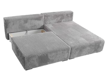 Lorynn 3-sits Bäddsoffa med divan - brun - Möbler - Soffa - Bäddsoffa