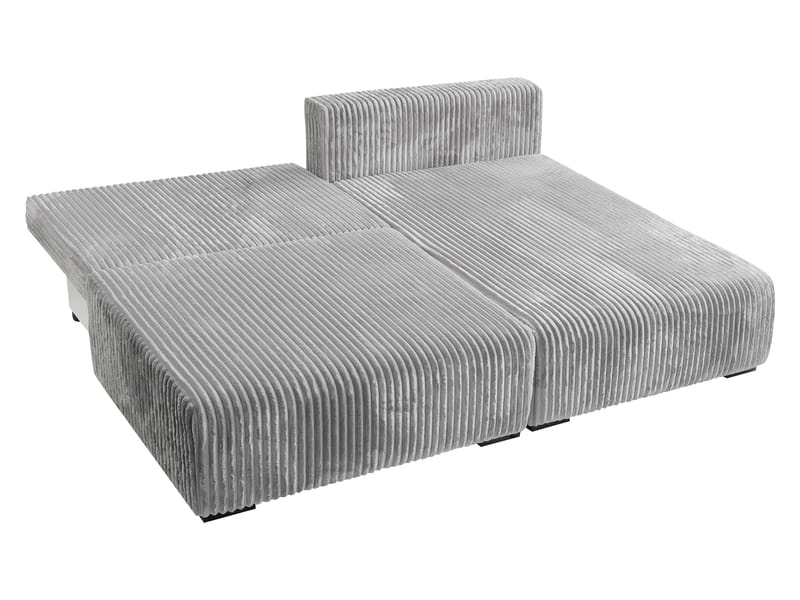 Lorynn 3-sits Bäddsoffa med divan - grå - Möbler - Soffa - Bäddsoffa