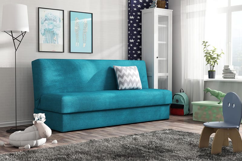 Lucille Bäddsoffa - Blå - Möbler - Soffa - Bäddsoffa