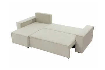 Magston 3-sits Hörnbäddsoffa - Grå - Möbler - Soffa - Bäddsoffa