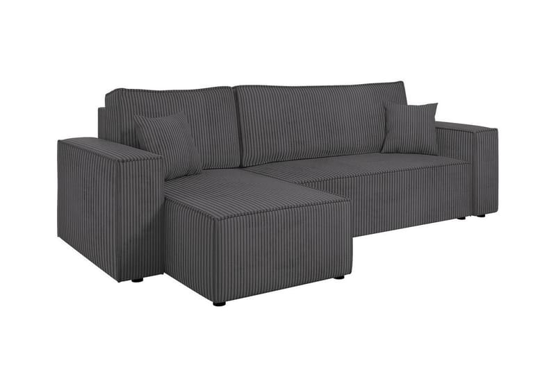 Magston 3-sits Hörnbäddsoffa - Grå - Möbler - Soffa - Bäddsoffa