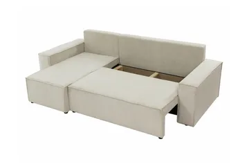 Magston 3-sits Hörnbäddsoffa - Grön - Möbler - Soffa - Bäddsoffa