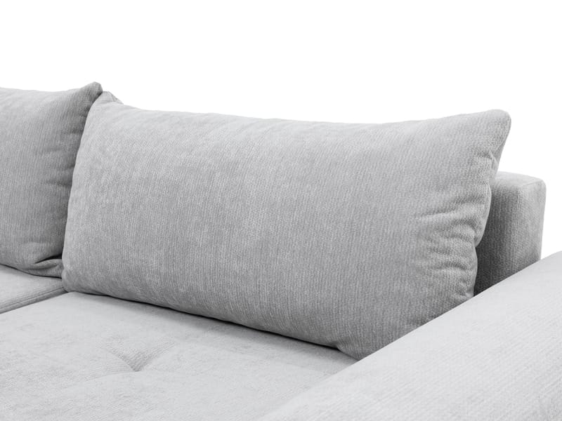 Malor 3-sits Bäddsoffa med divan Högervänd - grå - Möbler - Soffa - Bäddsoffa
