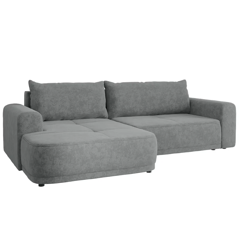 Malor 3-sits Bäddsoffa med divan Vänstervänd, grå