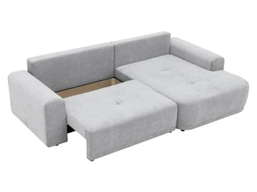 Malor 3-sits Bäddsoffa med divan Vänstervänd - mörkbrun - Möbler - Soffa - Bäddsoffa