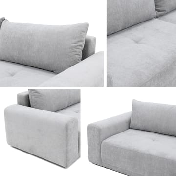 Malor 3-sits Bäddsoffa med divan Vänstervänd - mörkbrun - Möbler - Soffa - Bäddsoffa