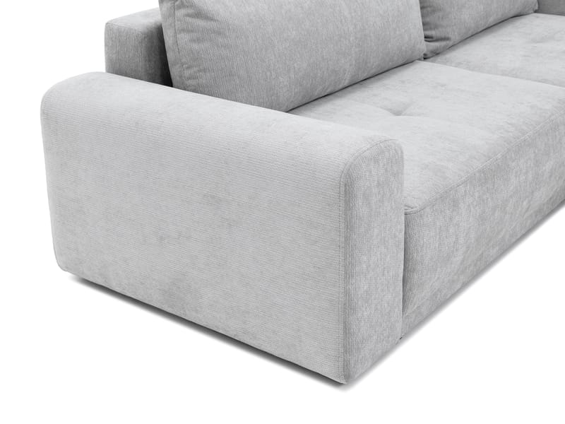 Malor 3-sits Bäddsoffa med divan Vänstervänd - mörkbrun - Möbler - Soffa - Bäddsoffa
