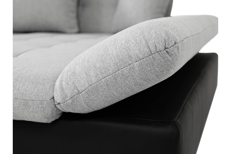 Malwi U-Bäddsoffa 278x162x76 cm - Grå/Vit - Bäddsoffa - Bäddsoffa divan - Skinnsoffor