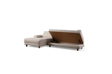 Mami Bäddsoffa med Divan 4-sits - Cream - Möbler - Soffa - Bäddsoffa