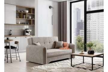 Manita Bäddsoffa med Förvaring 2-sits - Beige - Möbler - Soffa - Bäddsoffa