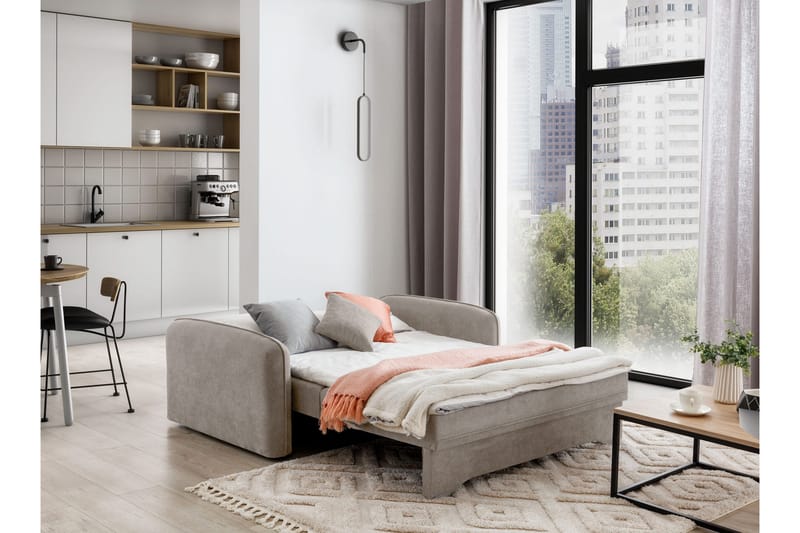 Manita Bäddsoffa med Förvaring 2-sits - Beige - Möbler - Soffa - Bäddsoffa